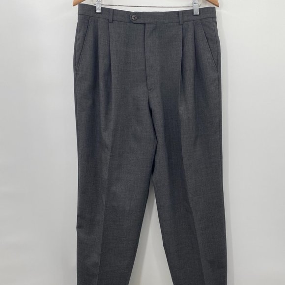 KARL LAGERFELD PARIS DRESS PANTS GREY MENS - Picture 2 of 6